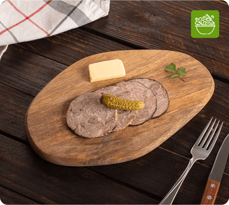 Andouille de vire et cornichons