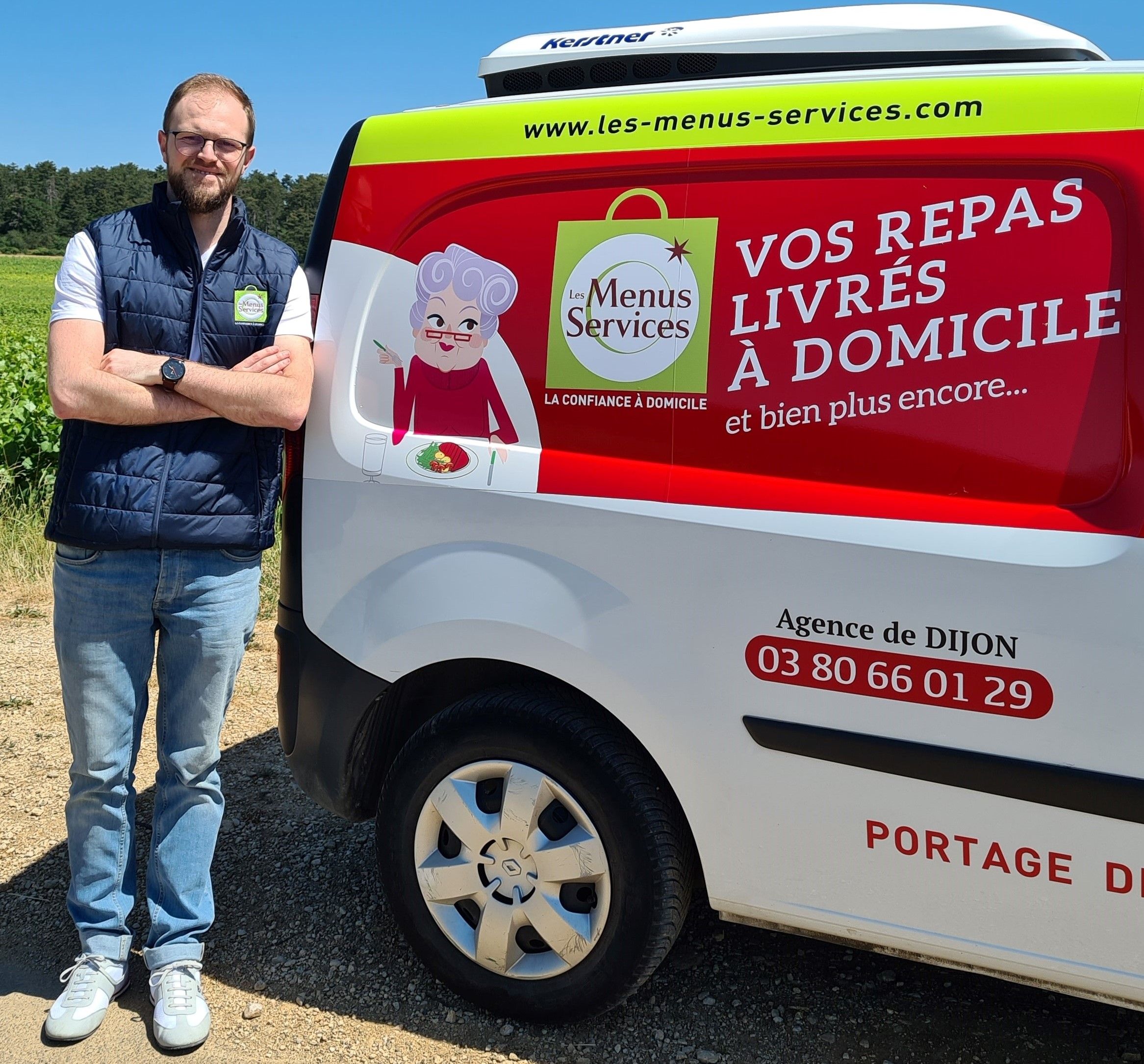Une équipe locale pour la livraison de repas aux seniors à Dijon
